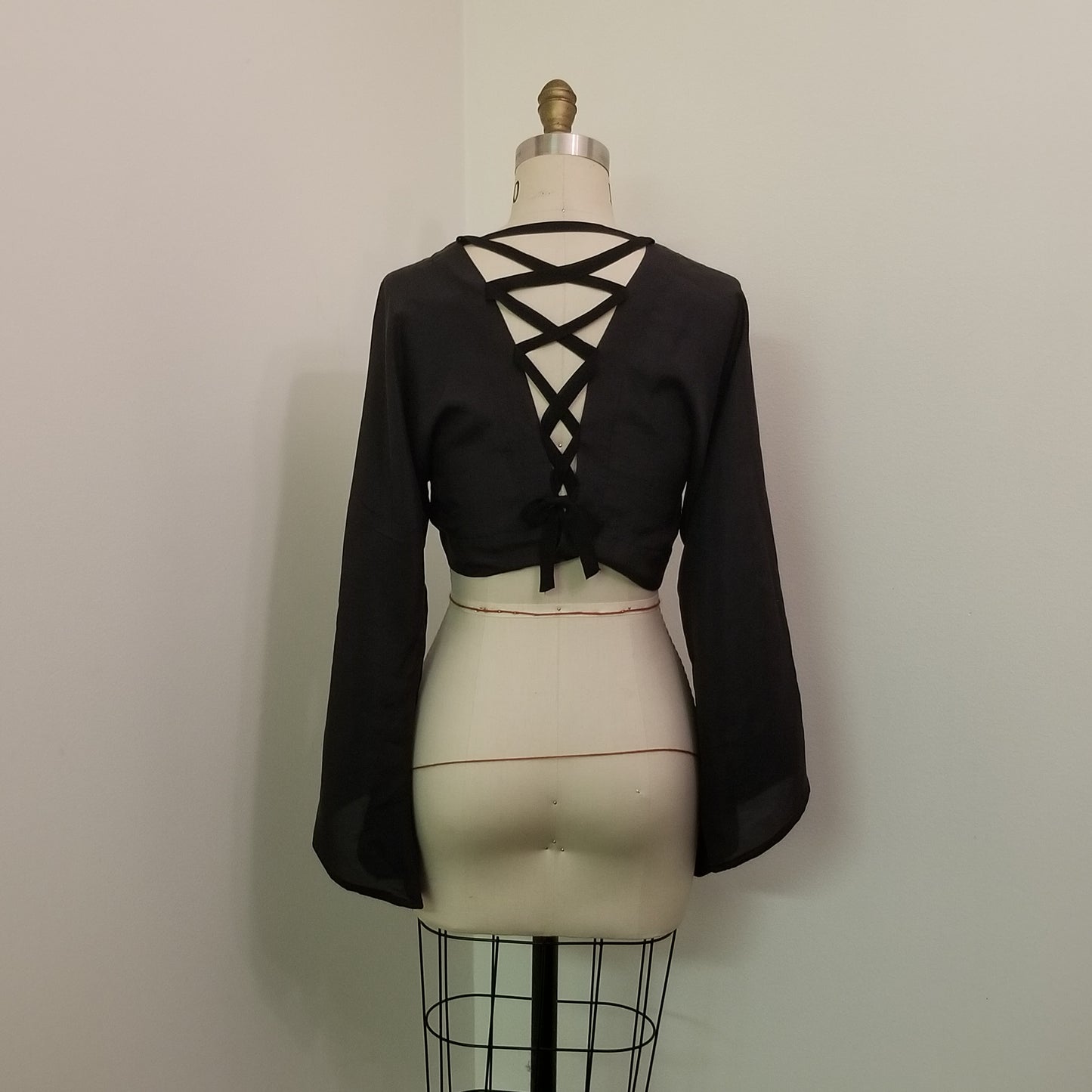 00// Poets at Sea Cropped Blouse/ Pre-order